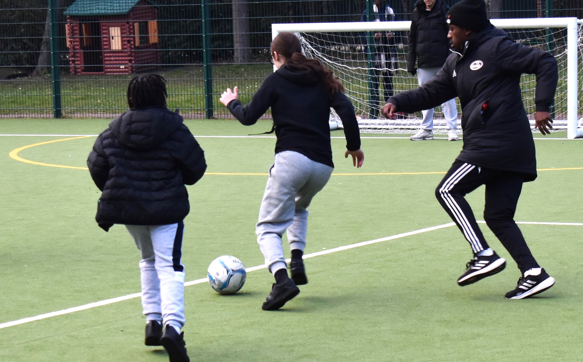 Youth football session 