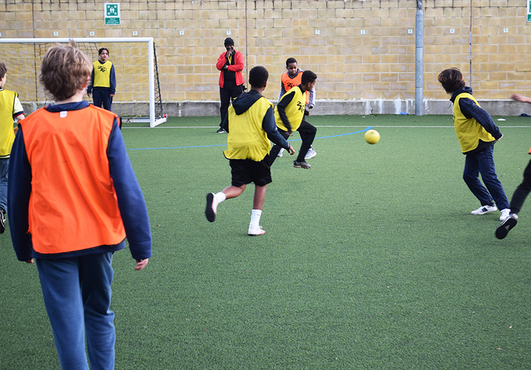 After-school and holiday football coaching